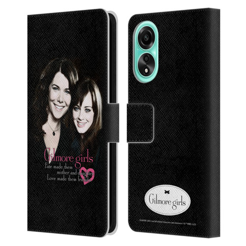 Gilmore Girls Graphics Fate Made Them Leather Book Wallet Case Cover For OPPO A78 5G