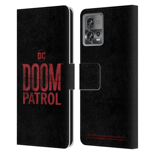 Doom Patrol Graphics Logo Leather Book Wallet Case Cover For Motorola Moto Edge 30 Fusion