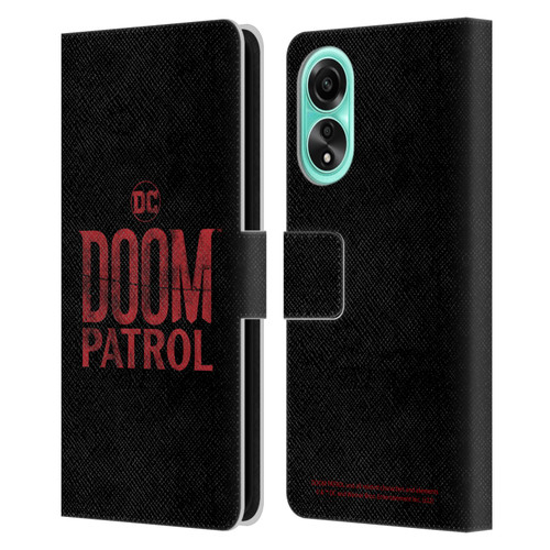 Doom Patrol Graphics Logo Leather Book Wallet Case Cover For OPPO A78 5G