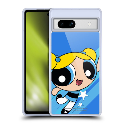 The Powerpuff Girls Graphics Bubbles Soft Gel Case for Google Pixel 7a