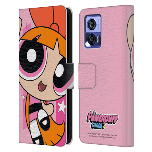 The Powerpuff Girls Graphics Blossom Leather Book Wallet Case Cover For Motorola Edge 30 Neo 5G
