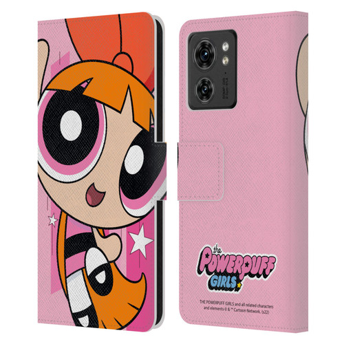 The Powerpuff Girls Graphics Blossom Leather Book Wallet Case Cover For Motorola Moto Edge 40