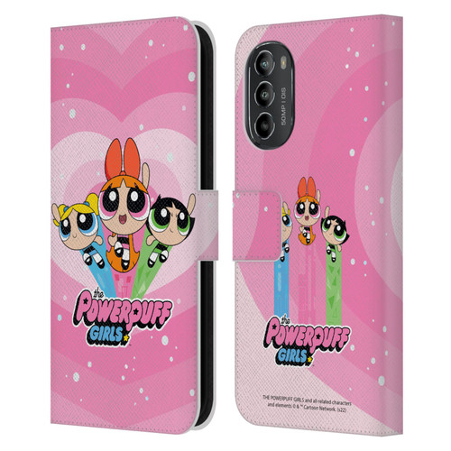 The Powerpuff Girls Graphics Group Leather Book Wallet Case Cover For Motorola Moto G82 5G