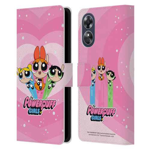 The Powerpuff Girls Graphics Group Leather Book Wallet Case Cover For OPPO A17