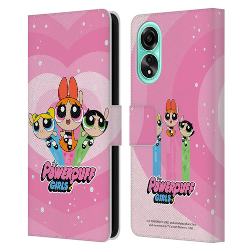 The Powerpuff Girls Graphics Group Leather Book Wallet Case Cover For OPPO A78 5G