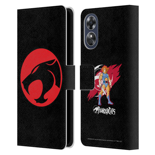 Thundercats Graphics Logo Leather Book Wallet Case Cover For OPPO A17