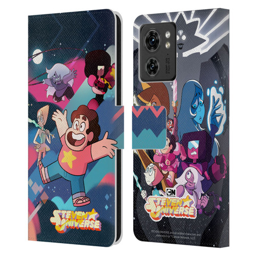 Steven Universe Graphics Characters Leather Book Wallet Case Cover For Motorola Moto Edge 40