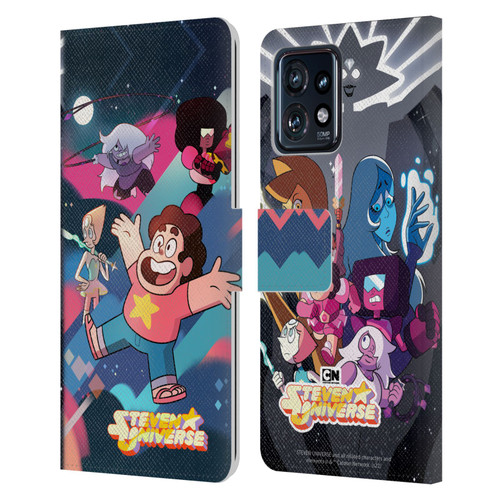 Steven Universe Graphics Characters Leather Book Wallet Case Cover For Motorola Moto Edge 40 Pro