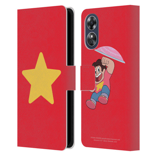 Steven Universe Graphics Logo Leather Book Wallet Case Cover For OPPO A17
