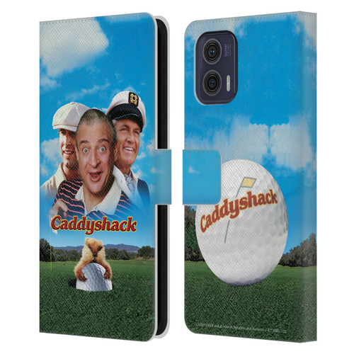 Caddyshack Graphics Poster Leather Book Wallet Case Cover For Motorola Moto G73 5G