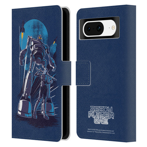 Ready Player One Graphics Iron Giant Leather Book Wallet Case Cover For Google Pixel 8