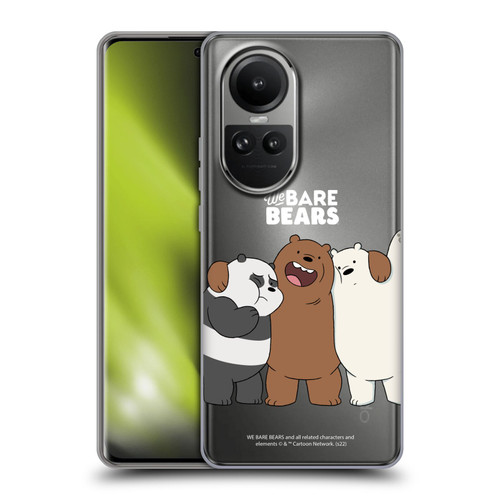 We Bare Bears Character Art Group 1 Soft Gel Case for OPPO Reno10 5G / Reno10 Pro 5G