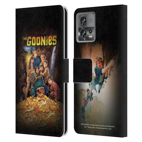 The Goonies Graphics Poster Leather Book Wallet Case Cover For Motorola Moto Edge 30 Fusion