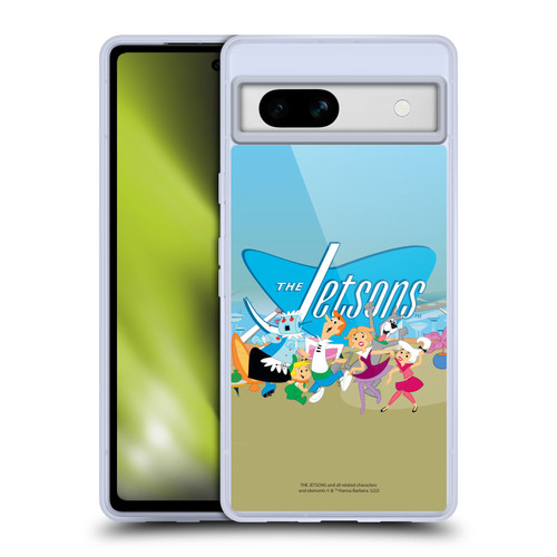 The Jetsons Graphics Group Soft Gel Case for Google Pixel 7a