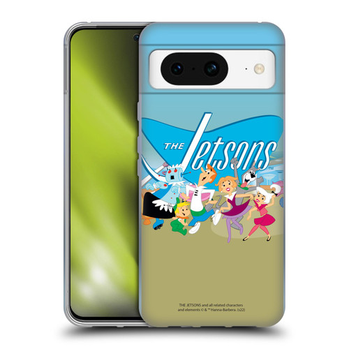 The Jetsons Graphics Group Soft Gel Case for Google Pixel 8