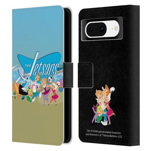 The Jetsons Graphics Group Leather Book Wallet Case Cover For Google Pixel 8