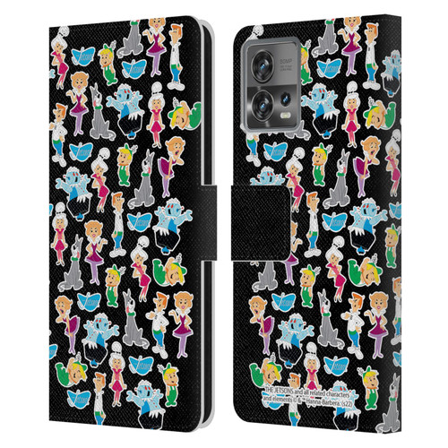 The Jetsons Graphics Pattern Leather Book Wallet Case Cover For Motorola Moto Edge 30 Fusion