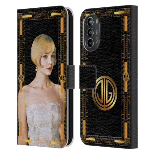 The Great Gatsby Graphics Daisy Leather Book Wallet Case Cover For Motorola Moto G82 5G