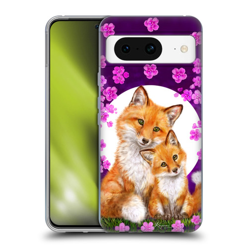 Kayomi Harai Animals And Fantasy Mother & Baby Fox Soft Gel Case for Google Pixel 8