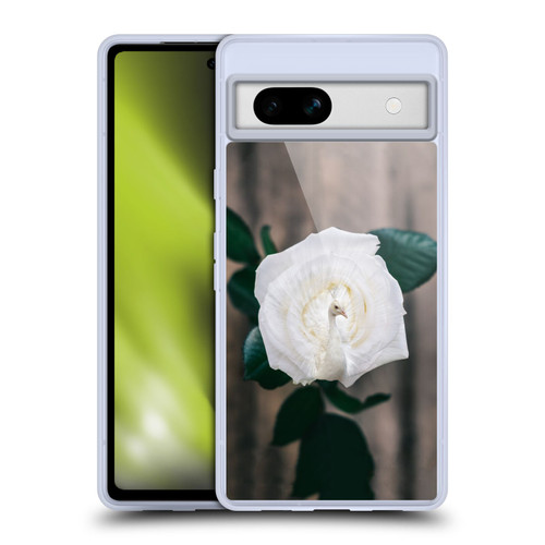 Pixelmated Animals Surreal Pets Peacock Rose Soft Gel Case for Google Pixel 7a