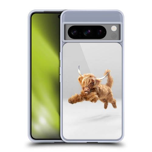 Pixelmated Animals Surreal Pets Highland Pup Soft Gel Case for Google Pixel 8 Pro