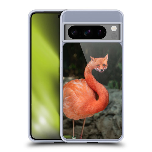Pixelmated Animals Surreal Wildlife Foxmingo Soft Gel Case for Google Pixel 8 Pro