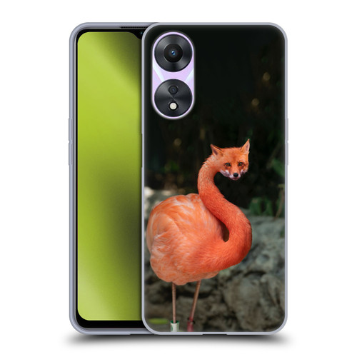 Pixelmated Animals Surreal Wildlife Foxmingo Soft Gel Case for OPPO A78 5G