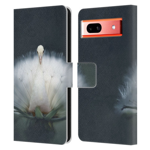 Pixelmated Animals Surreal Pets Peacock Wish Leather Book Wallet Case Cover For Google Pixel 7a