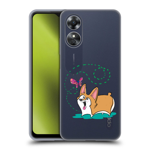 Grace Illustration Dogs Corgi Soft Gel Case for OPPO A17