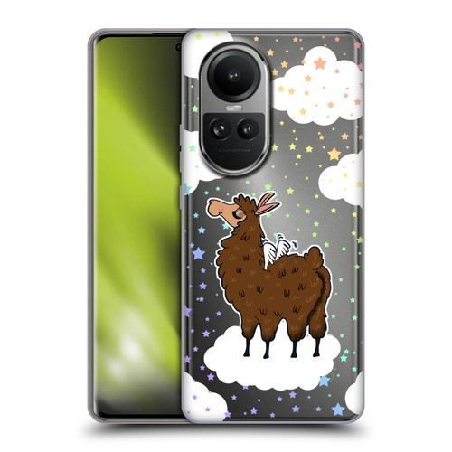 Grace Illustration Llama Pegasus Soft Gel Case for OPPO Reno10 5G / Reno10 Pro 5G