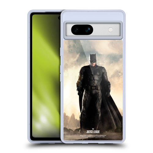 Justice League Movie Character Posters Batman Soft Gel Case for Google Pixel 7a