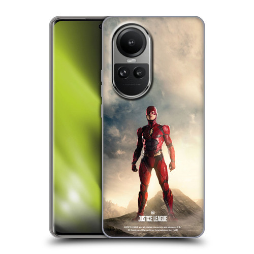 Justice League Movie Character Posters The Flash Soft Gel Case for OPPO Reno10 5G / Reno10 Pro 5G