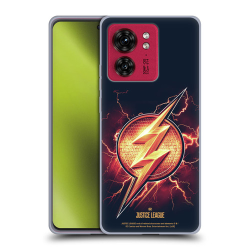 Justice League Movie Logos The Flash 2 Soft Gel Case for Motorola Moto Edge 40