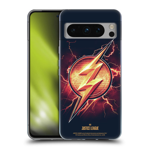 Justice League Movie Logos The Flash 2 Soft Gel Case for Google Pixel 8 Pro