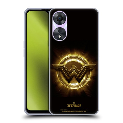 Justice League Movie Logos Wonder Woman 2 Soft Gel Case for OPPO A78 5G