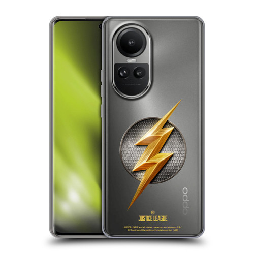 Justice League Movie Logos The Flash Soft Gel Case for OPPO Reno10 5G / Reno10 Pro 5G