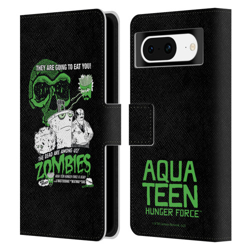 Aqua Teen Hunger Force Graphics They Are Going To Eat You Leather Book Wallet Case Cover For Google Pixel 8