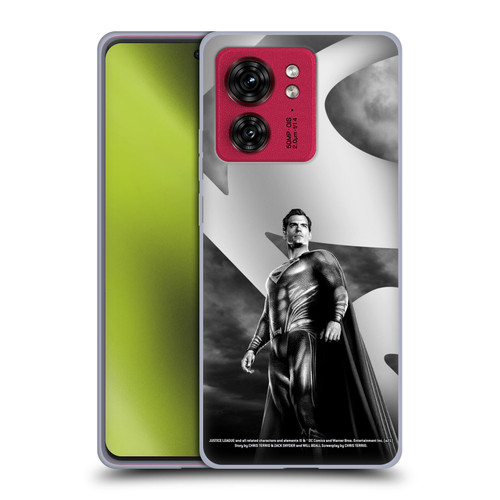 Zack Snyder's Justice League Snyder Cut Character Art Superman Soft Gel Case for Motorola Moto Edge 40