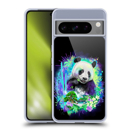 Sheena Pike Animals Rainbow Bamboo Panda Spirit Soft Gel Case for Google Pixel 8 Pro