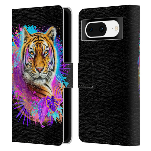 Sheena Pike Big Cats Tiger Spirit Leather Book Wallet Case Cover For Google Pixel 8