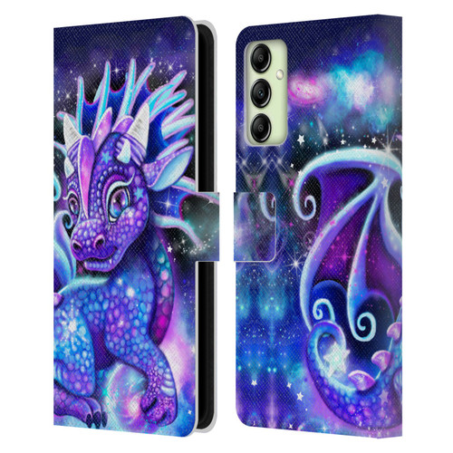 Sheena Pike Dragons Galaxy Lil Dragonz Leather Book Wallet Case Cover For Samsung Galaxy A14 5G