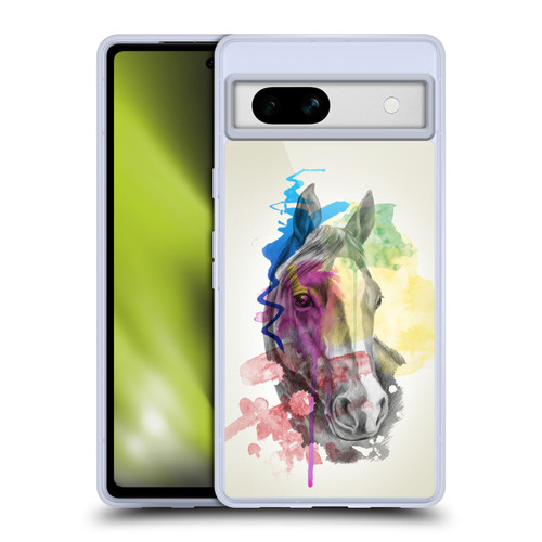 Mark Ashkenazi Animals Horse Soft Gel Case for Google Pixel 7a