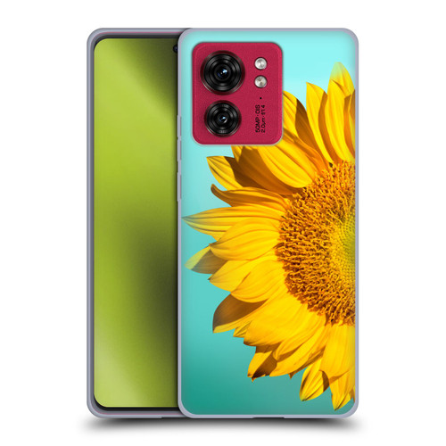 Mark Ashkenazi Florals Sunflowers Soft Gel Case for Motorola Moto Edge 40
