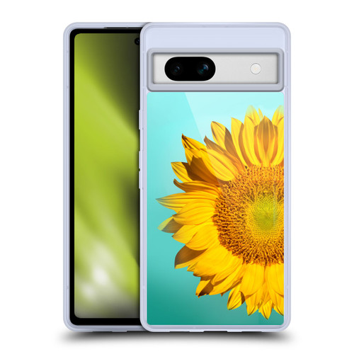 Mark Ashkenazi Florals Sunflowers Soft Gel Case for Google Pixel 7a