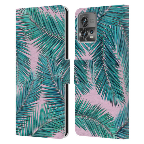 Mark Ashkenazi Banana Life Palm Tree Leather Book Wallet Case Cover For Motorola Moto Edge 30 Fusion