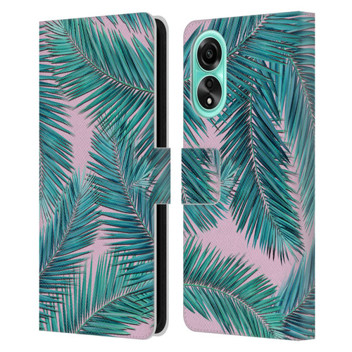 Mark Ashkenazi Banana Life Palm Tree Leather Book Wallet Case Cover For OPPO A78 4G