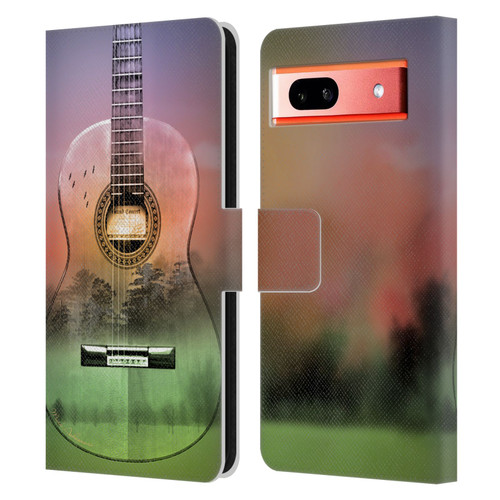 Mark Ashkenazi Music Map Leather Book Wallet Case Cover For Google Pixel 7a