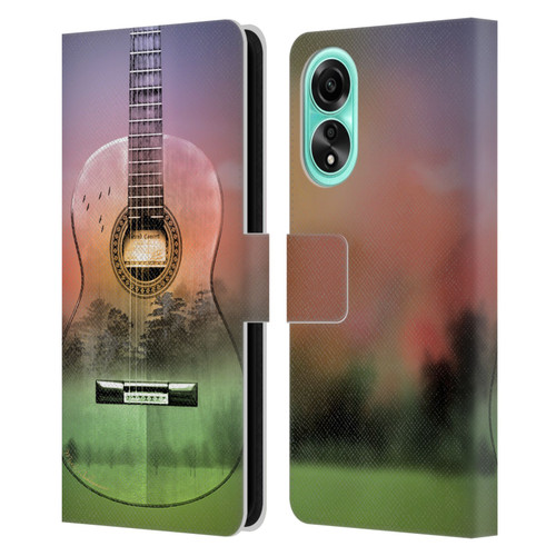 Mark Ashkenazi Music Map Leather Book Wallet Case Cover For OPPO A78 4G