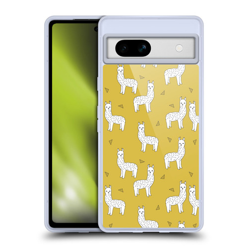 Andrea Lauren Design Animals Llama Soft Gel Case for Google Pixel 7a