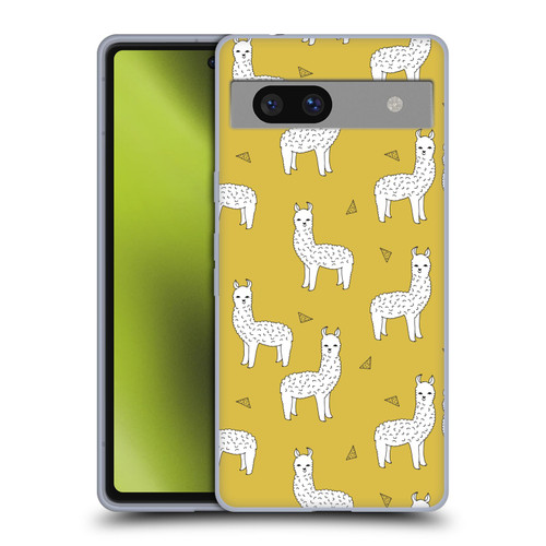 Andrea Lauren Design Animals Llama Soft Gel Case for Google Pixel 7a